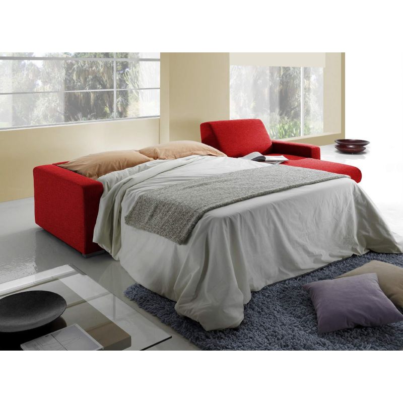 BED-08 divano letto con braccioli stretti da 8 cm e materasso da 12 o 18 cm  Scegli il divano letto, i complementi e gli accessori divano letto 2 posti  Scegli l'altezza del